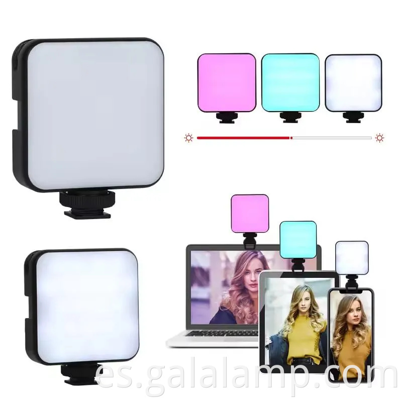 Mini luz de selfie portátil para transmisión en vivo y videos